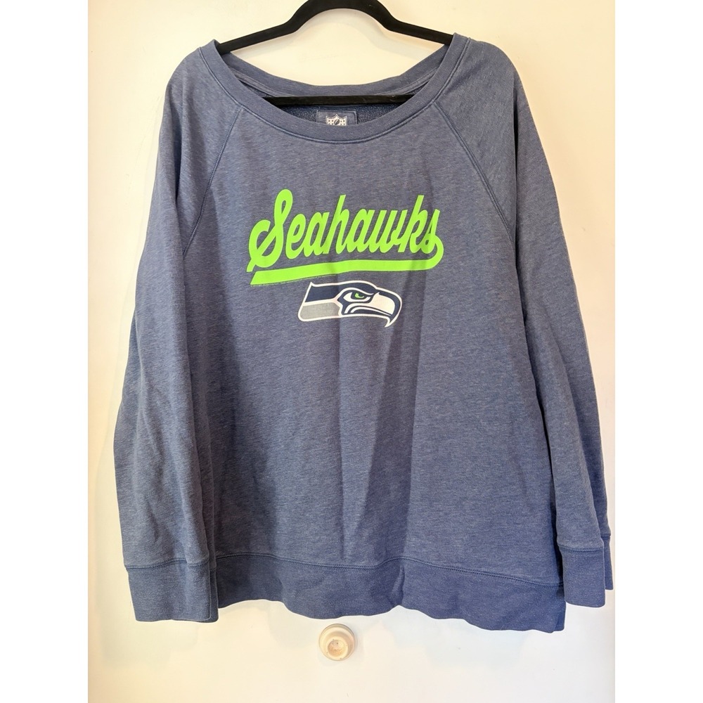 Seattle Seahawks Sweatshirt Womens XXL NFL Team Apparel Gray